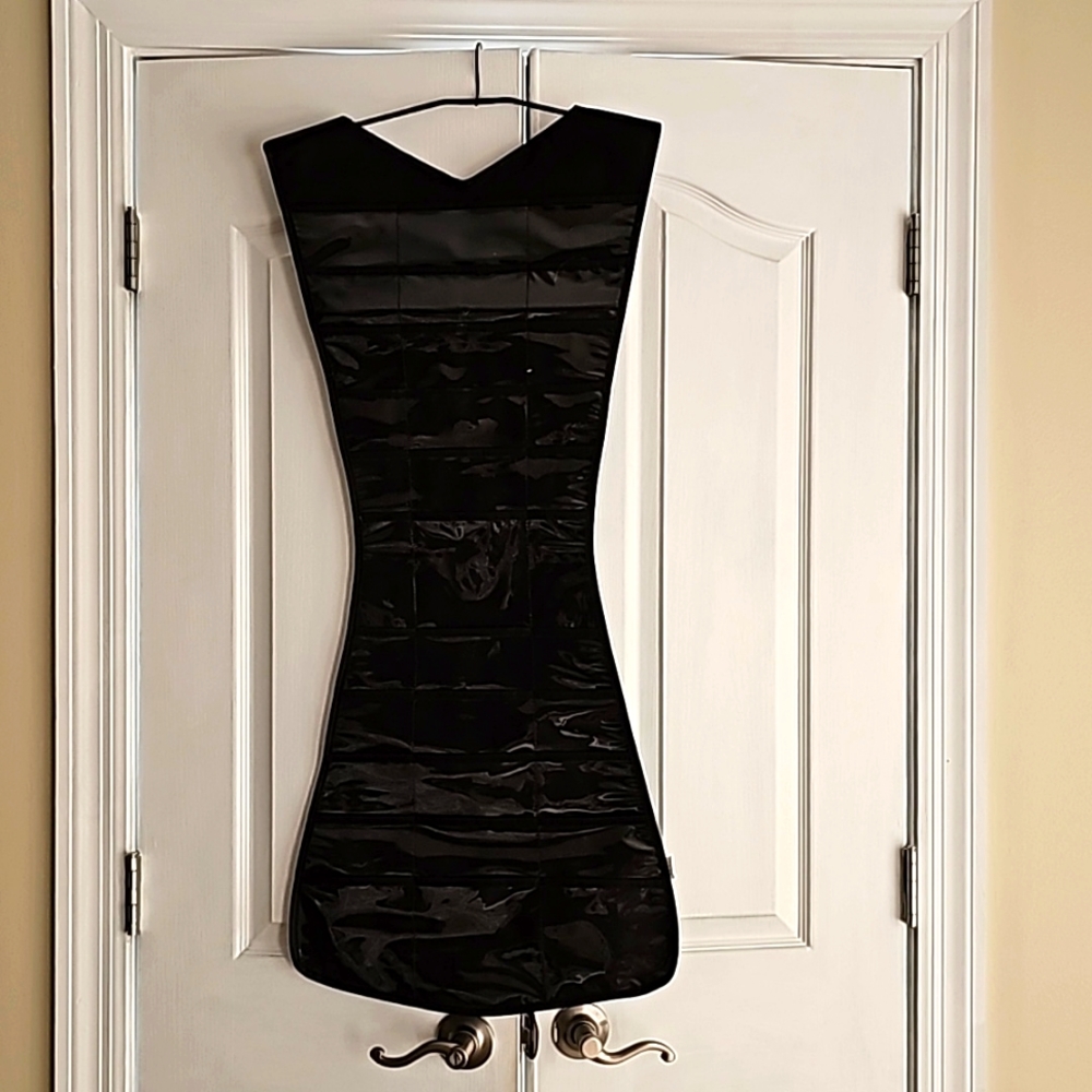 Little Black Dress Hanging Jewelry Organizer